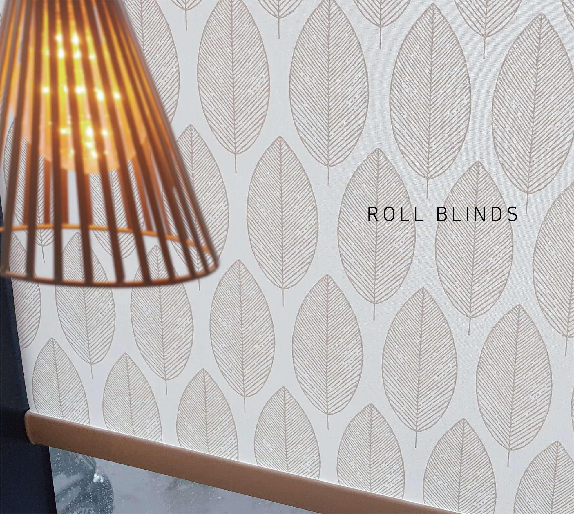 Roller blind fabric and finish from the Luxor catalog.
